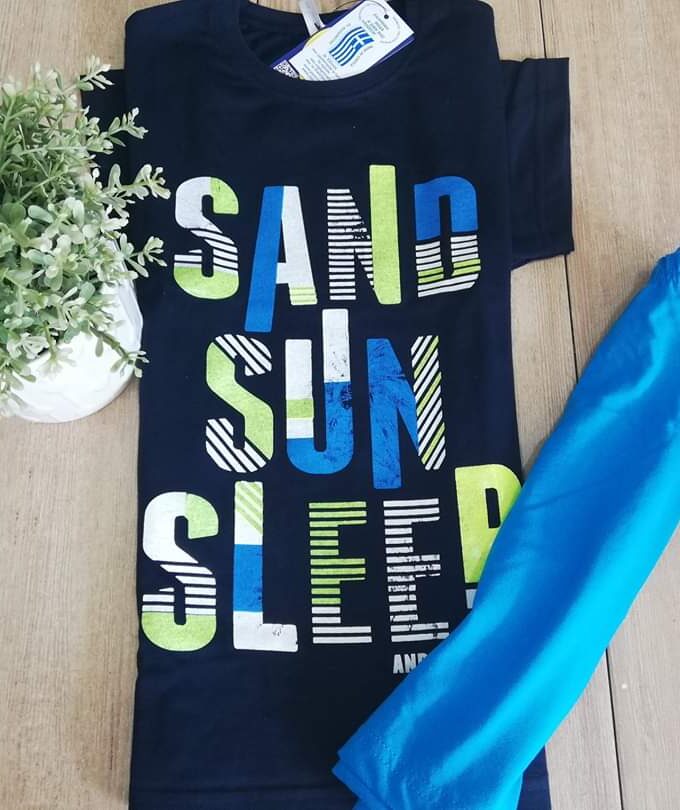 Μπιτζαμάκι Sand, Sun, Sleep Junior - Νο 8-10 ετών