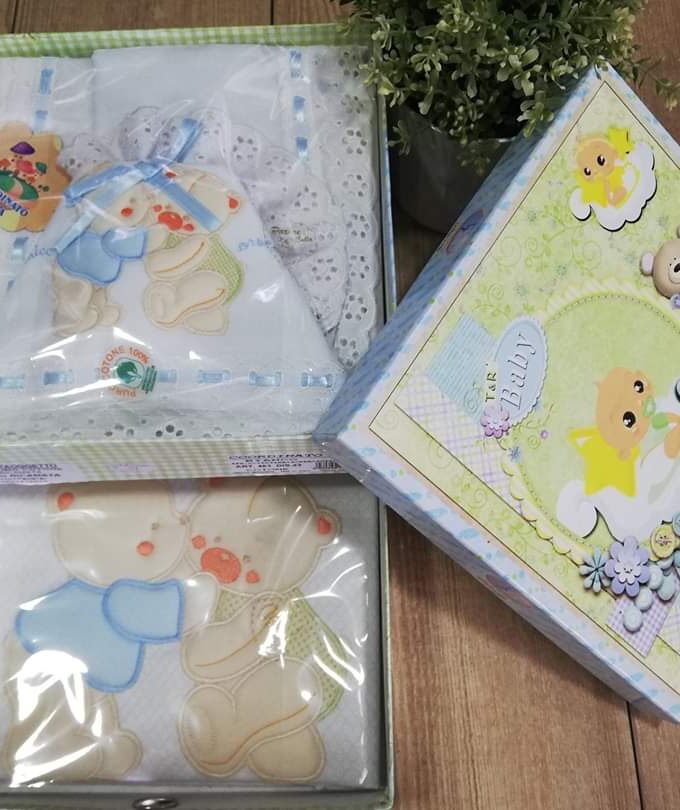 Σετ Σεντόνια κ Πάνα Δύο Αρκουδάκια