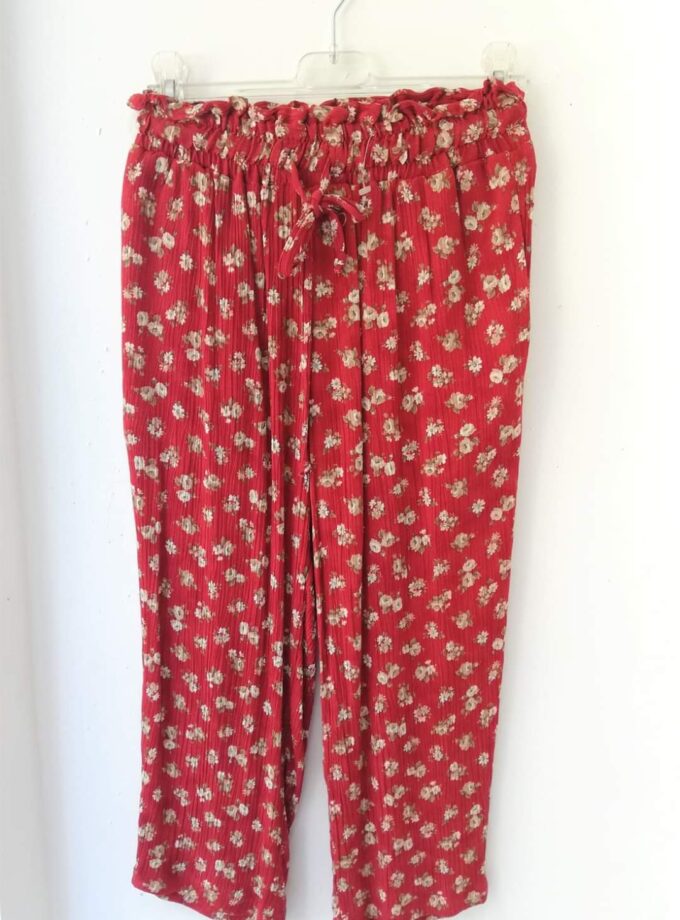 Παντελόνα Γκοφρέ Κεραμιδί Junior