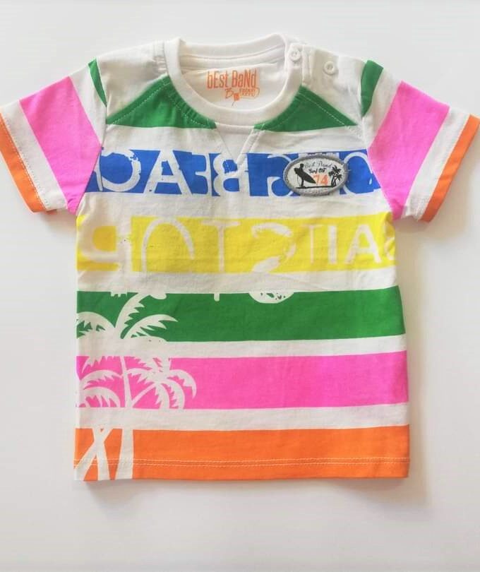 T-shirt Ριγέ BestBand - Μο 6-18 μηνών