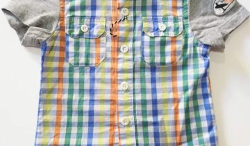 Πουκαμισο-μπλουζάκι Καρό Bebe