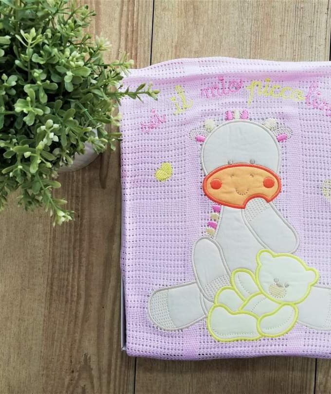 Κουβερτούλα για Κρεβάτι Bebe Ροζ