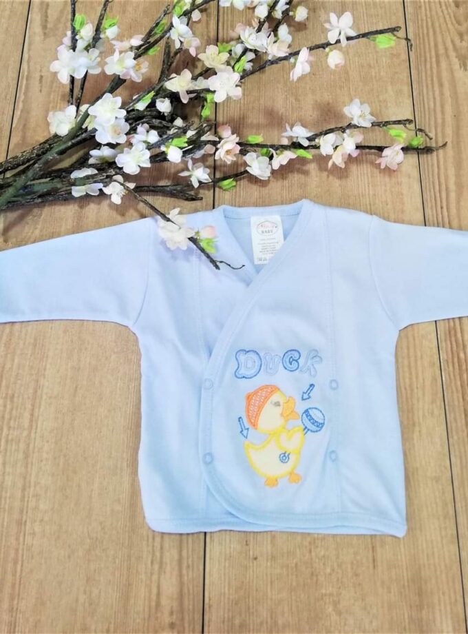 Ζακετάκι Παπάκι Νεογέννητο Σιελ