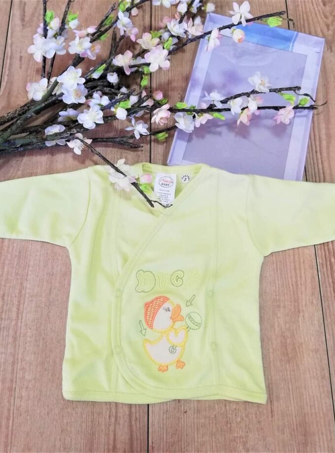 Ζακετάκι Παπάκι Νεογέννητο Λαχανί