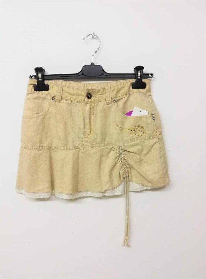 Φούστα Mayoral Μπεζ-χρυσή - Νο 12, 14 ετών