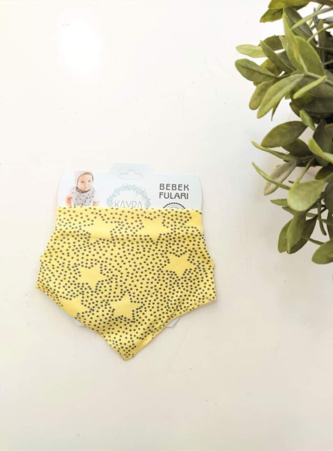 Σαλιάρα Κίτρινα Αστεράκια