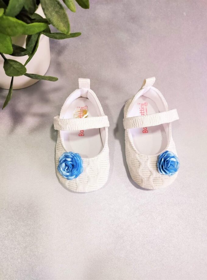 Παπουτσάκια Αγκαλιάς Μπαλαρίνες Άσπρες