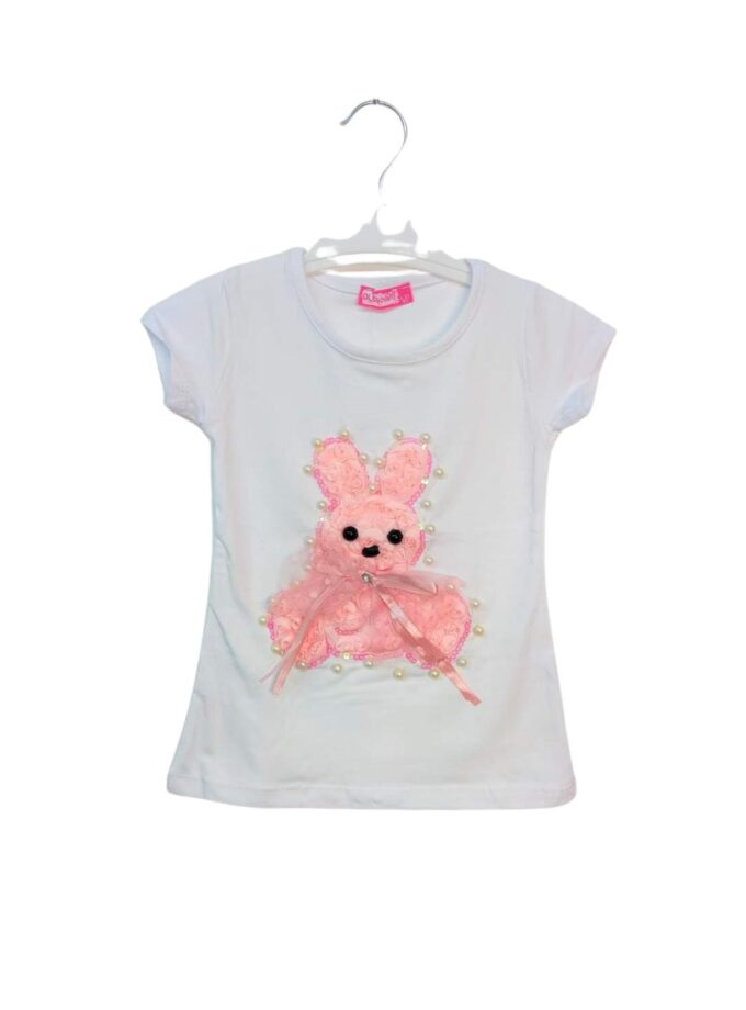 Μπλουζάκι Κοντομάνικο Κουνελάκι – Νο 2-3 ετών