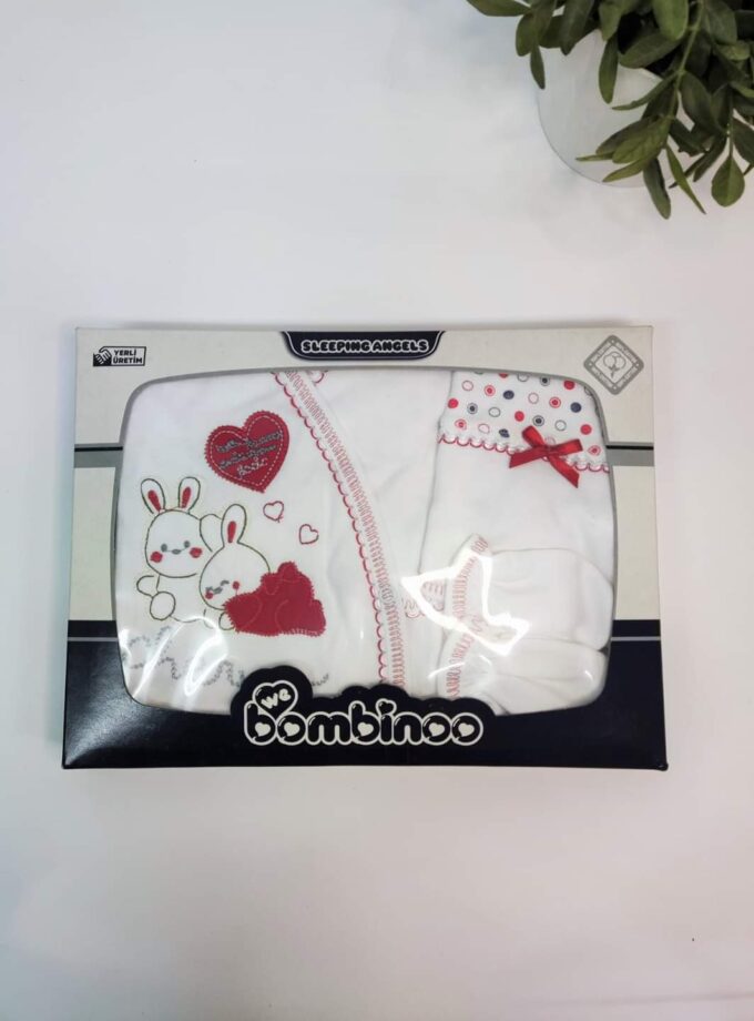 Σύνολο 5 τεμαχίων Bunny Κόκκινο Newborn