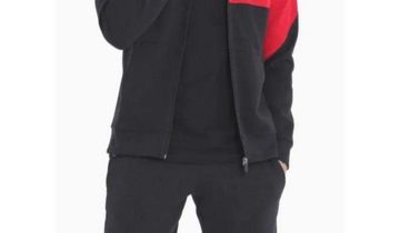 Ζακέτα Κόκκινη-Μαύρη Εφηβική