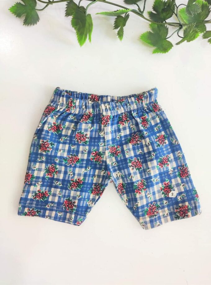 Κολάν Ποδηλατικό Μπλε Φλοράλ - Νο 2 ετών