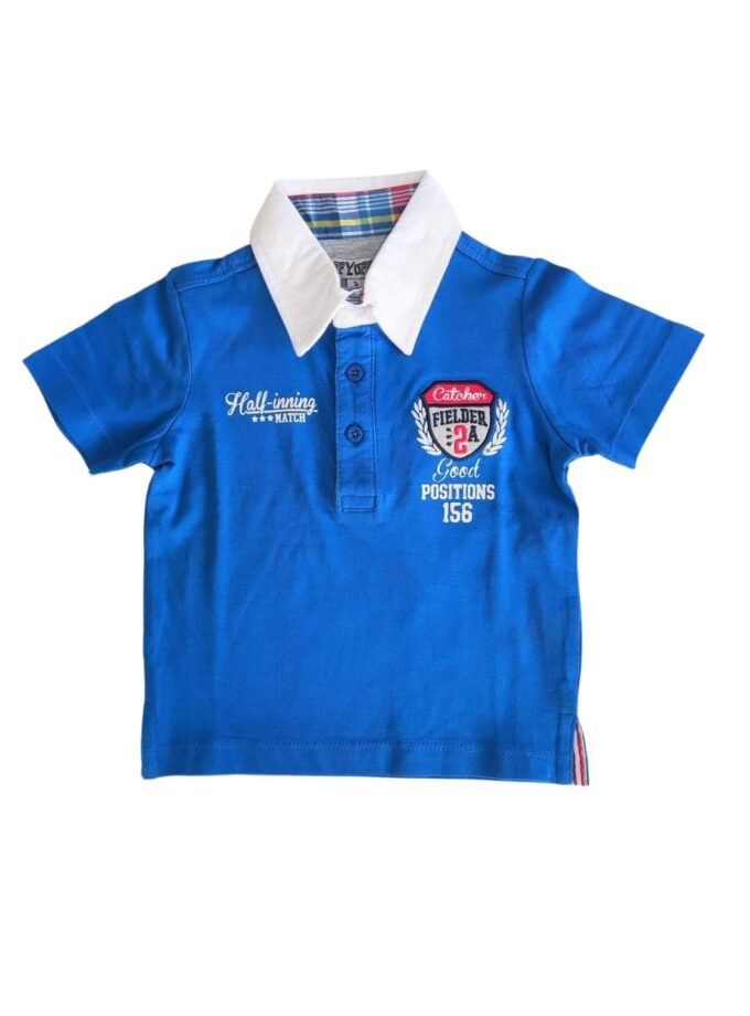 Μπλουζάκι Polo Ηλεκτρίκ - Νο 12-36 μηνών