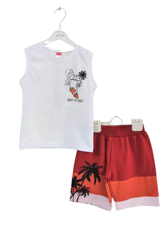 Σύνολο με Βερμούδα Αστακός Άσπρο