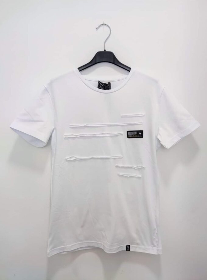 Μπλούζα Ανάγλυφη Κοντομάνικη Εφηβική - No S