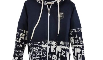 Ζακέτα Μπλε με Σχέδια Λευκά Παιδική