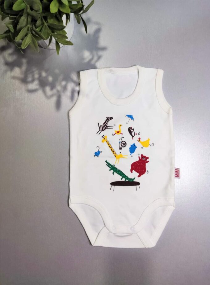 Εσώρουχο Αμάνικο με Ζωάκια Bebe