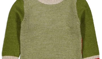 Μπλούζα Πλεκτή Τρίχρωμη Πράσινο Παιδικό