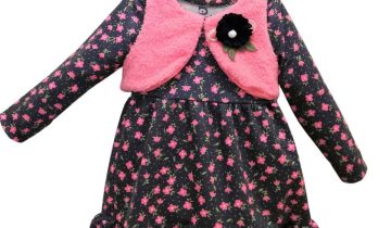 Σύνολο Φλοράλ Φόρεμα και Μπολερό - Νο 2-5 ετών