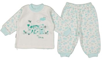 Μπιτζαμάκι Βρεφικό Friends Τιρκουάζ