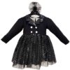 Φόρεμα Μαύρο με Γιακά - Νο 3-6 ετών