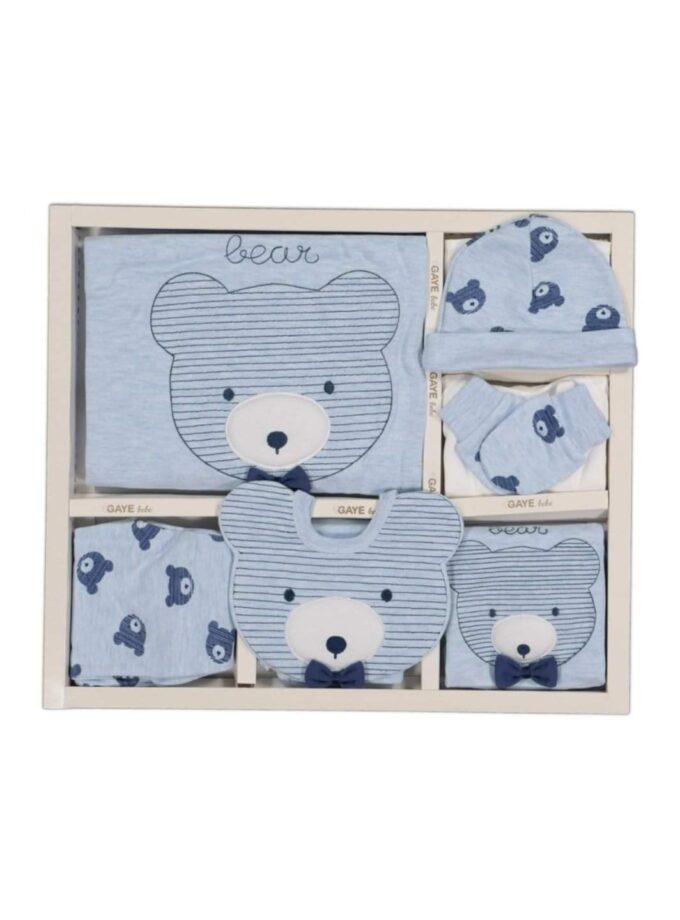 Κουτί Αρκουδάκι Γαλάζιο Newborn