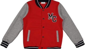 Ζακέτα Κολλεγιακή MC Κόκκινη Junior - Νο 9-12 ετών