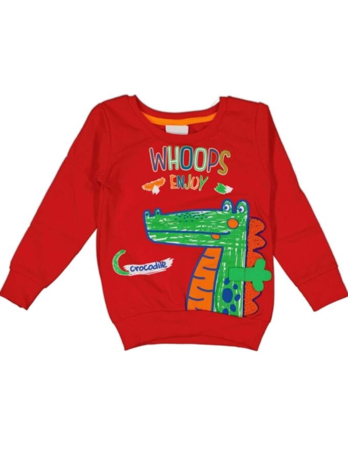 Μπλούζα Woops Δεινοσαυράκι Μακρυμάνικη - Νο 3-7 ετών