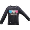 Μπλούζα Μαύρη Καρδούλες - Νο 4 ετών