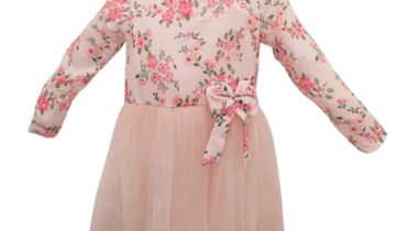 Φορεματάκι Σομόν Φλοράλ Junior - Νο 7-12 ετών