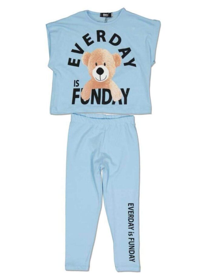 Σύνολο Teddy Bear Γαλάζιο Junior - Νο 5-9 ετών