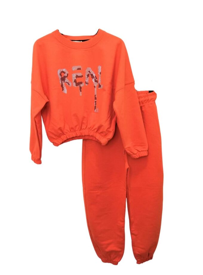 Σύνολο Φόρμας REN Πορτοκαλί Junior - Νο 8-14 ετών