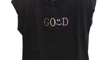 Μπλούζα Μαύρη Βάτες Good Junior - Νο 8-16 ετών