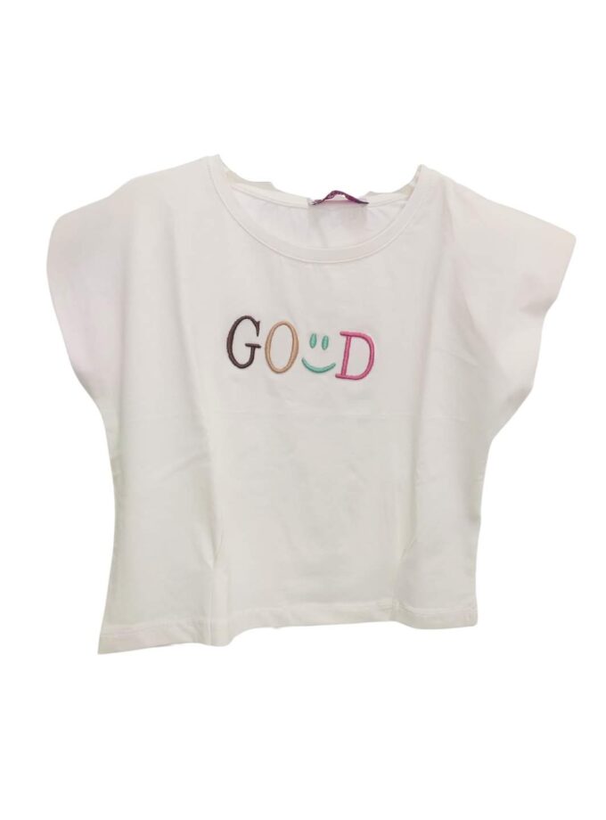 Μπλούζα Άσπρη Βάτες Good Junior - Νο 8-16 ετών