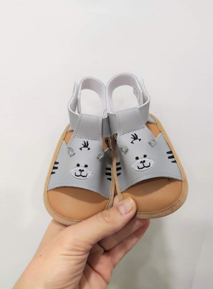 Πεδιλάκι Αγκαλιάς Γκρι Ζωάκι Bebe