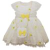 Φόρεμα Κηπούρι με Τσαντάκι Κίτρινο Mini – Νο 2-5 ετών