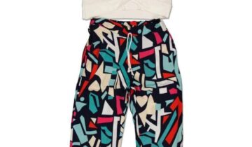 Σύνολο με Παντελόνα Γεωμετρική Junior - Νο 10-13 ετών