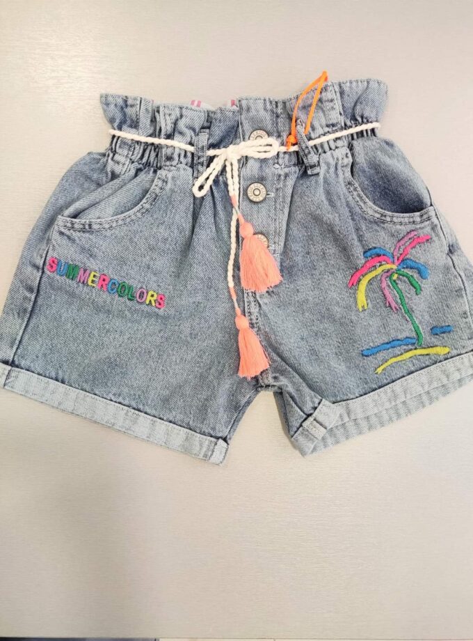 Τζιν Σορτς Rainbow Mini - Νο 2-6 ετών