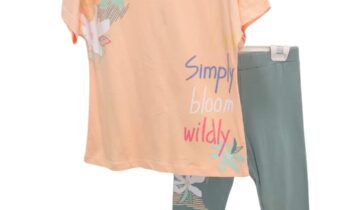 Σύνολο Blossom Σομόν με Κολάν 3/4 Junior - Νο 7-10 ετών