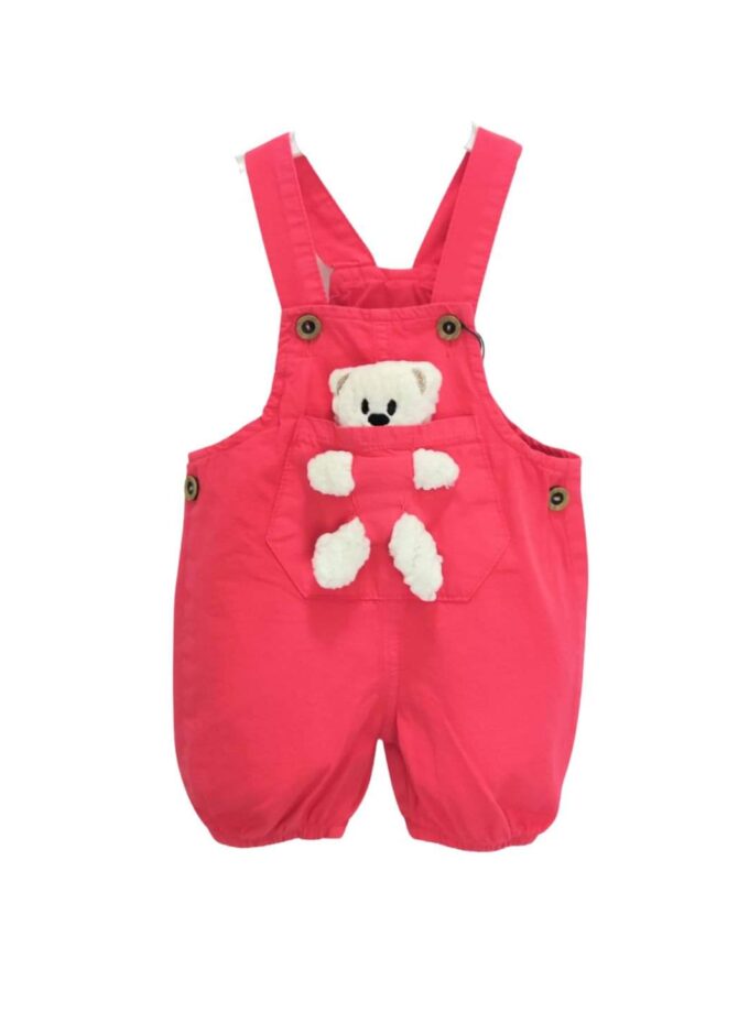 Σαλοπέτα Κοραλί Αρκουδάκι Bebe - Νο 6-12 μηνών