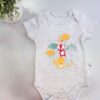 Εσώρουχο Κοντομάνικο Γκρι Ζωάκια Bebe - No 0-18 μηνών