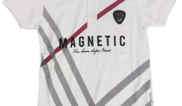 Μπλουζάκι Polo Magnetic Άσπρο Junior - Νο 7-11 ετών
