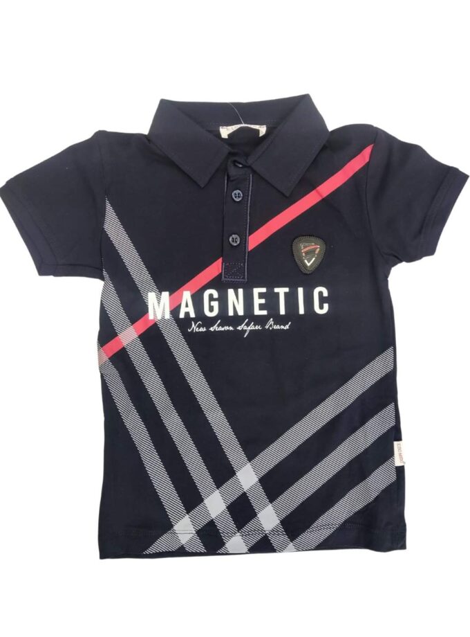Μπλουζάκι Polo Magnetic Μπλε Junior - Νο 7-11 ετών