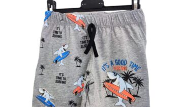 Βερμούδα Καρχαριάκι Γκρι Junior - Νο 3-8 ετών