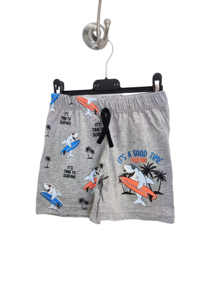 Βερμούδα Καρχαριάκι Γκρι Junior - Νο 3-8 ετών