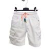 Βερμούδα Ύφασμα Άσπρη Cargo - Νο 4-12 ετών