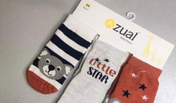 Τριάδα Καλτσάκια Κεραμιδί Little Star Bebe