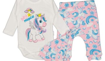 Σύνολο Unicorn Magical Ροζ-Γαλάζιο Bebe