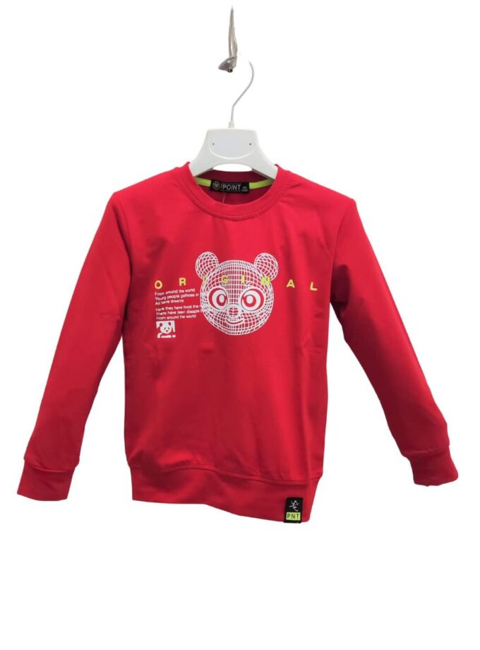 Μπλούζα Bear 3D Κόκκινο Junior - Νο 5-9 ετών