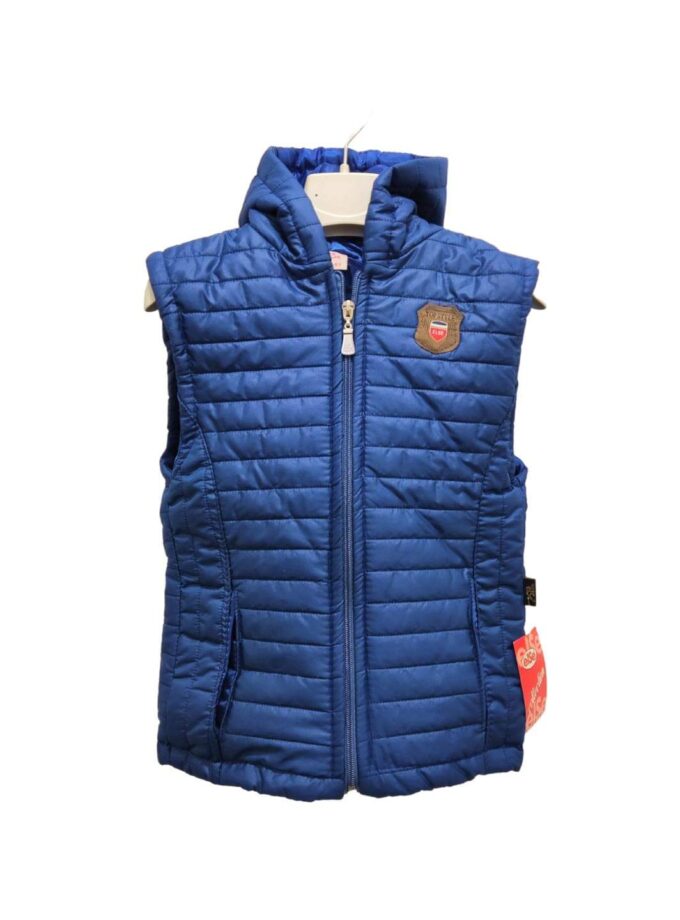 Αμάνικο Μπλε με Κουκούλα Mini - Νο 4-6 ετών