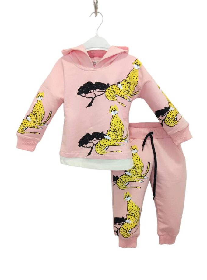 Φόρμα Τίγρης Japan Ροζ Mini - Νο 2-5 ετών